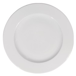 Assiette prestige creuse 31 cm blanc porcelaine