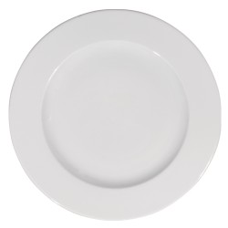 Assiette prestige plate 21 cm blanc porcelaine