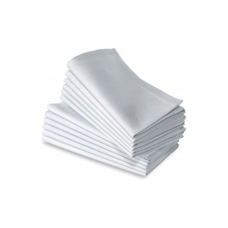 Serviette coton blanche 50x50