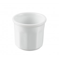 Mini pot à confiture en porcelaine blanche