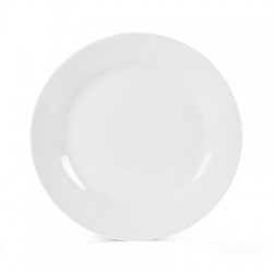 Assiette prestige plate 17 cm blanc porcelaine