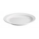 Assiette cocktail ceuse 23cm blanc procelaine