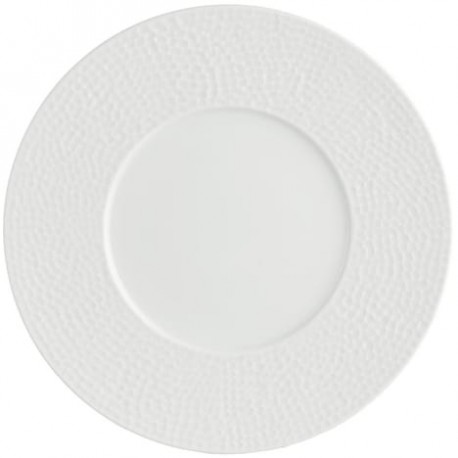 Assiette prestige creuse 31 cm blanc porcelaine