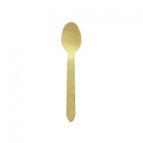 Cuillère en bois 50 pièces - 15.7 cm