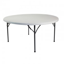 Table ronde polyéthylène diamètre 152cm (8-9pers)